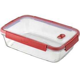   Curver Smart Cook üveg, négyzet alakú, sütőbe helyezhető ételtartó 3,7l