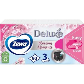 Zewa Deluxe papír zsebkendő 3 rétegű 90db Water Lily