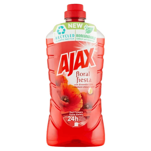 Ajax Általános Tisztítószer 1L Floral Fiesta Piros