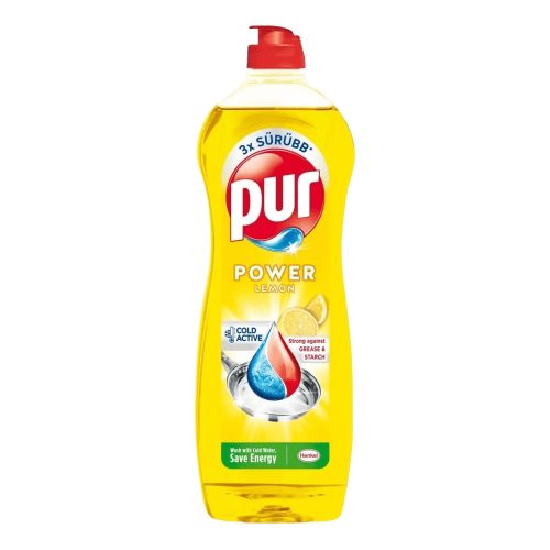 Pur kézi mosogatószer 750ml Power Lemon