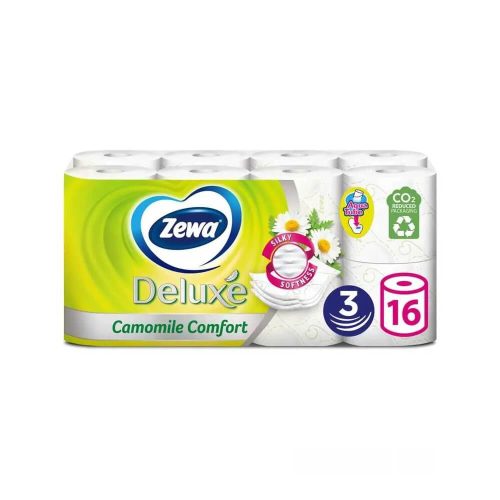 Zewa Deluxe toalettpapír 3 rétegű 16 tekercs 100% cellulóz Kamilla