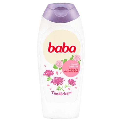 Baba tusfürdő 400ml Bodza és Rózsavíz