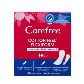 Carefree tisztasági betét 56db Cotton feel Flexiform Fresh