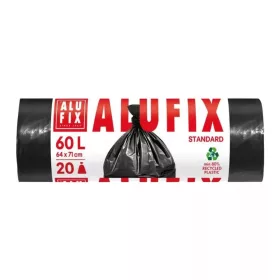 Szemeteszsák 60L 20db/tekercs Alufix