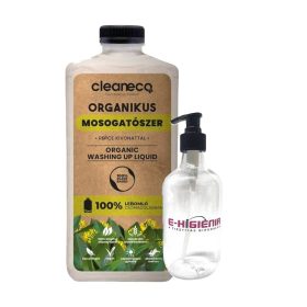   Cleaneco Organikus kézi mosogatószer 1l repce kivonattal AJÁNDÉK pumpás adagolóval