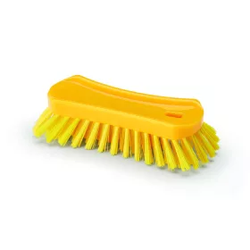   Igeax élelmiszeripari ergonómikus kézi súroló kefe sárga 0,5mm közepes sörtével