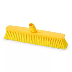   Igeax élelmiszeripari tolóseprű, partvis fej, 45cm, 0,5mm közepes sörtével, sárga