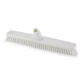   Igeax élelmiszeripari padlósúrolókefe 45cm széles fehér, 0,75mm kemény sörtével