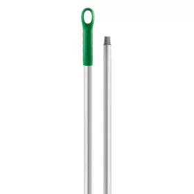   Igeax élelmiszeripari aluminium nyél menetes 130cm-es 25 mm átmérőjű, zöld