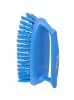 Igeax élelmiszeripari tisztítókefe, függőleges markolattal, Kék, 0,75mm kemény sörtével