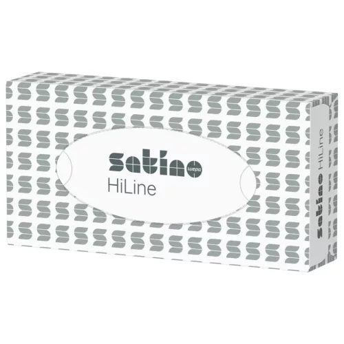 Satino Wepa HiLine kozmetikai kendő 2 rétegű, fehér, 100lap/doboz