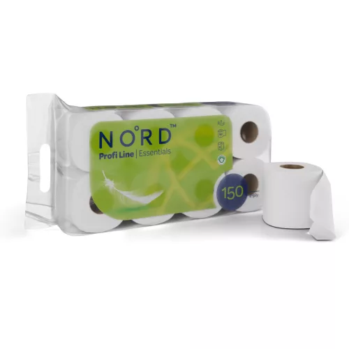 NORD Profi line Essentials kistekercses toalettpapír 2 rétegű fehér 8 tekercses