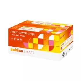   Satino Wepa Smart V hajtogatott kéztörlő 2 rétegű, zöld, 24x23 cm, 20x200 lap/karton