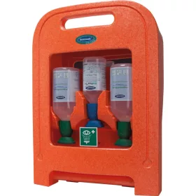   Actiomedic EYE CARE Medi2Protect I szemkimosó állomás 2 x 500 ml 0.9% nátrium-klorid oldattal + 1 x 500 ml BioPhos74 oldattal