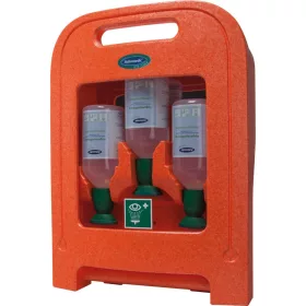   Actiomedic EYE CARE Medi2Protect II szemkimosó állomás 3 x 500 ml 0.9% nátrium-klorid oldattal