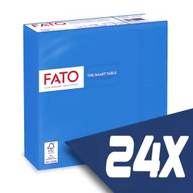   Fato Szalvéta 33x33cm kék 2 rétegű 50 lap/csomag (24 csomag)