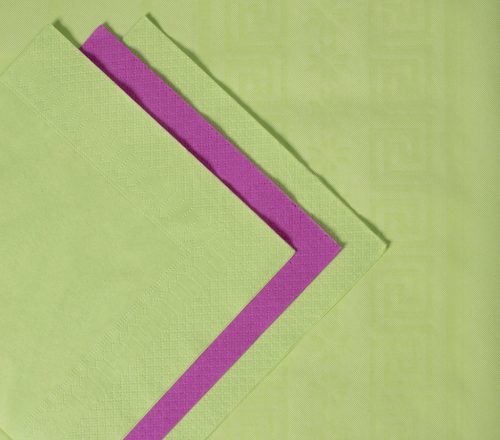 Fato Szalvéta 33x33cm almazöld 2 rétegű 50 lap/csomag (24 csomag)