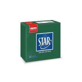   Fato Sztár szalvéta 2 rétegű 38x38cm erdőzöld 40 szál/csomag 