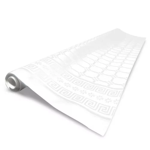 Fato Asztalterítő tekercs 12x7m damask fehér