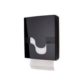   Celtex Megamini V hajtogatott kéztörlő adagoló ABS fekete