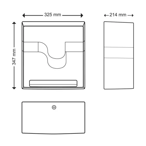 Celtex E-Control szenzoros kéztörlő adagoló ABS fekete