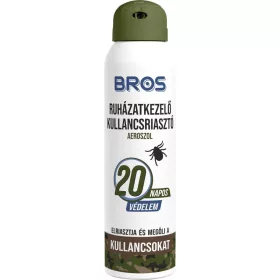 Bros Ruházatkezelő kullancsirtó/riasztó aeroszol 90ml