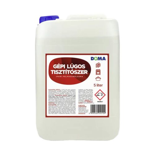 Doma gépi lúgos tisztítószer 5 Literes