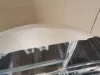 ENYHÉN SÉRÜLT Rozsdamentes acél pedálos szemetes, kivehető műanyag vödörrel, 30L, fényes