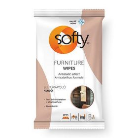 Softy tisztító és bútorápoló nedves kendő 40 lap