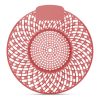 Piszoár illatosító rács Spiral, bogyós-gyümölcs (narancs-piros)