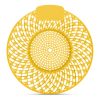 Piszoár illatosító rács Spiral, citrom illatú (sárga)
