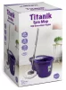 Titanik Spin Mop forgófejes felmosó szett 19 liter (vödör nyél mop)