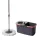 Spin mop forgófejes felmosószett (vödör, nyél, acél facsaró, 2 mop)