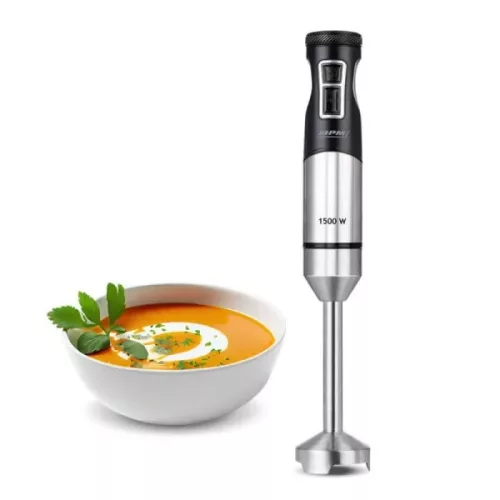 MPM Kézimixer, rozsdamentes acél, 1500W, 9 sebesség, turbó fokozat