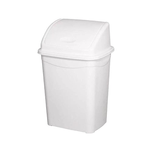 Billenőfedeles szemetes kuka 4l fehér